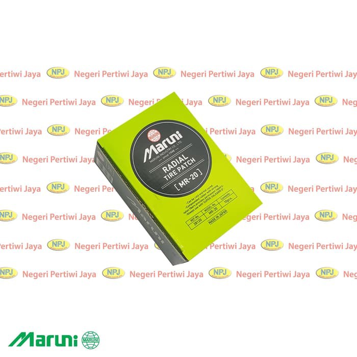 Maruni Radial Tire Patch MR-20 Box - Karet Tambal Ban Tubeless