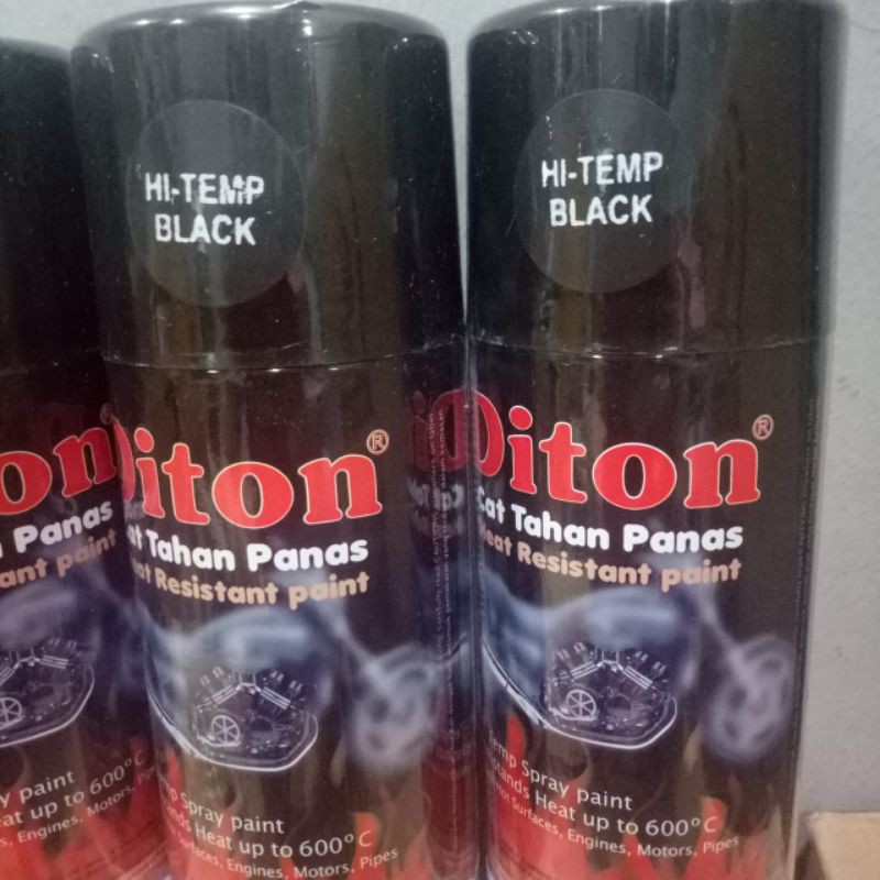 Pilok Pilox Diton  Hi Temp Black / Silver Tahan Panas pilok knalpot pilok blok mesin 150cc