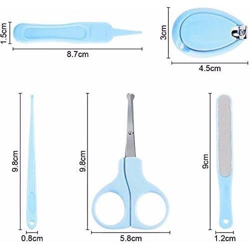 Gunting Kuku Bayi Kotak Set 5 / Baby Manicure Nail Clipper