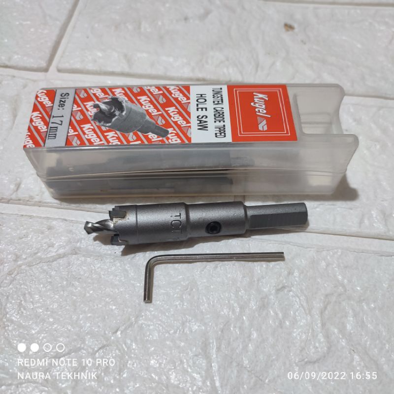 HoleSaw TCT 17mm Bor Besi Hole Saw pelubang besi Hole saw besi keras