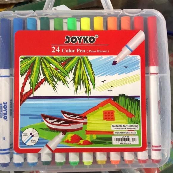 

D5вT Spidol Warna / Color Pen 24 warna Clp-05 clp05 Joyko ♣Ready Stok