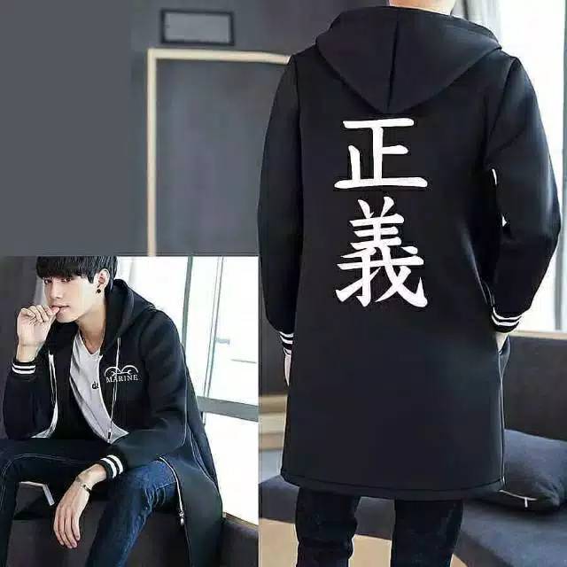 Jaket Jubah Anime One Piece Marine