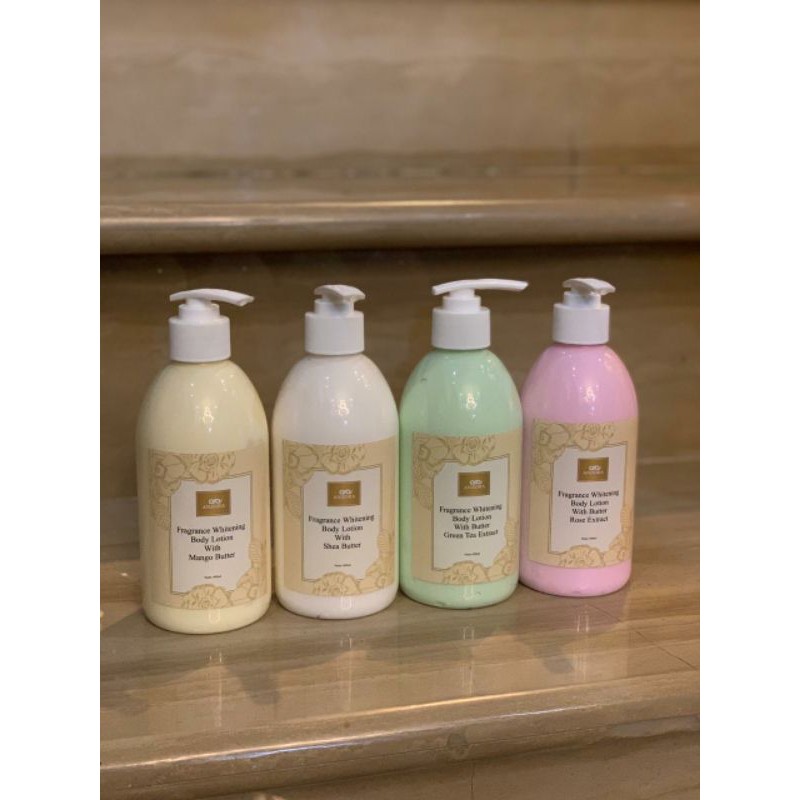 PEMUTIH DAN PEWANGI BADAN HANDBODY LOTION ANZORA SKINCARE 400ML