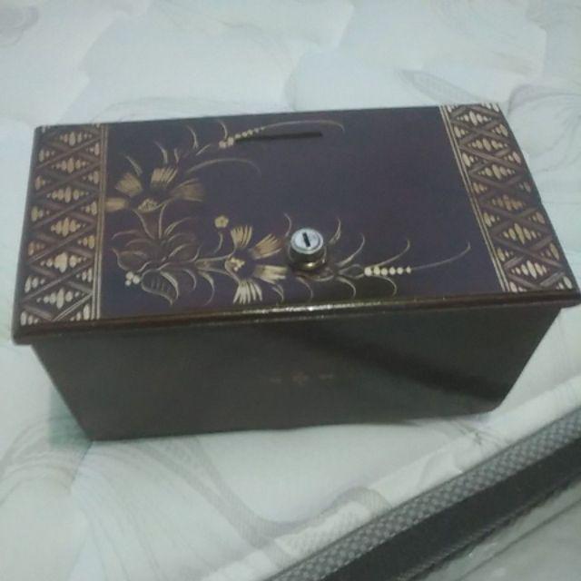 Kotak Amal Kayu Jati