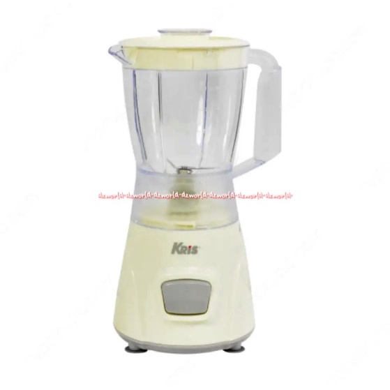 Kris Table Blender With Grinder 1Liter Alat Pelumat Makanan Juice Sayur Bumbu Buah Sayur Blender Warna Putih Abu Abu Krischef 1L