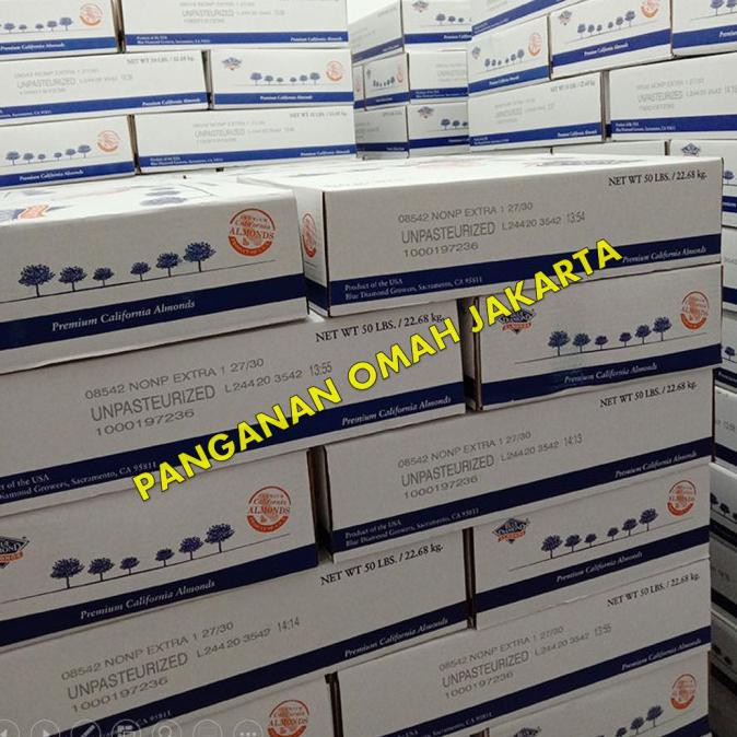 

Grosir Kacang Almond Mentah Utuh Kemasan Dus - Blue Diamond Bibisale318