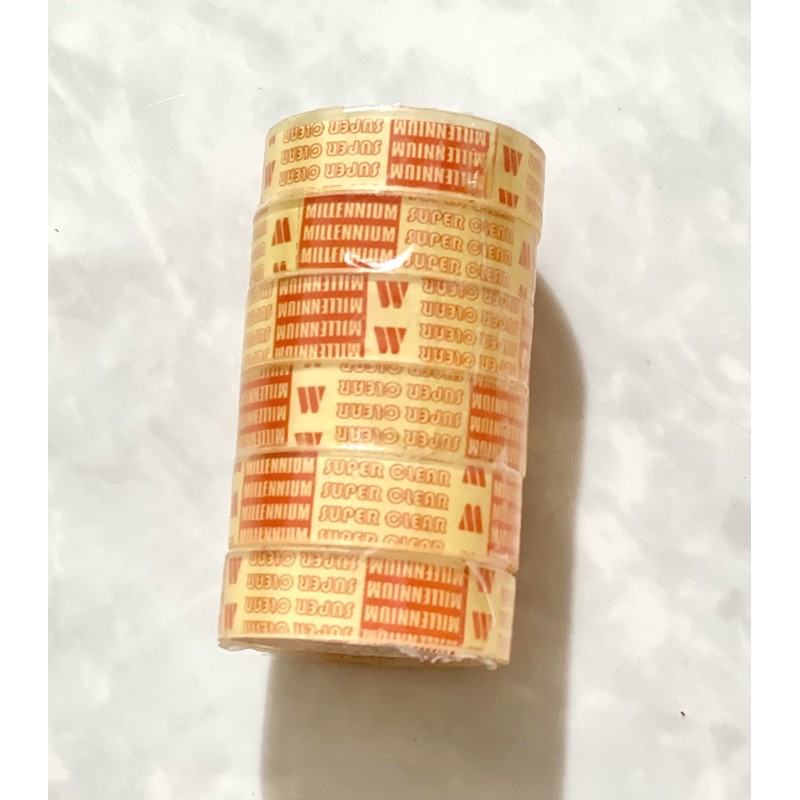

Solasi solatip Tape Mini Kecil Bening Ecer 6pcs Alat tulis Kecantikan Olshop