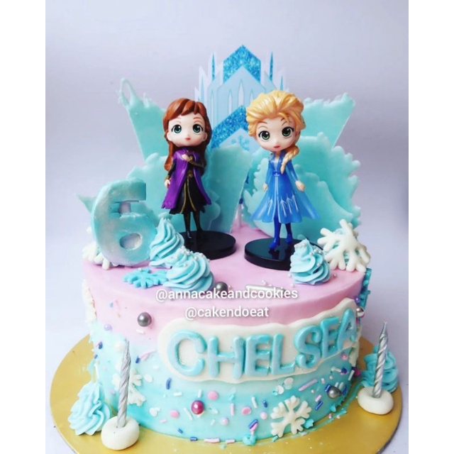 

cake brithday Frozen bolu ultah karakter bandung