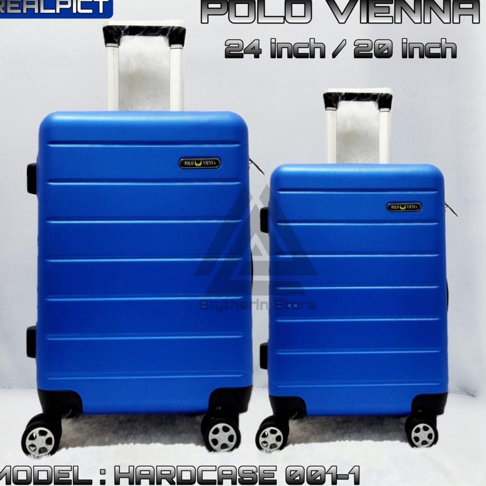 Terlaris..  koper set ukuran 20inch 24inch beli 1 dapat 2 koper polo original polo vienna tidak muda