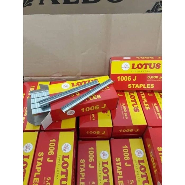 

LOTUS 1006J isi staples 6mm jok motor refill gun tacker manual
