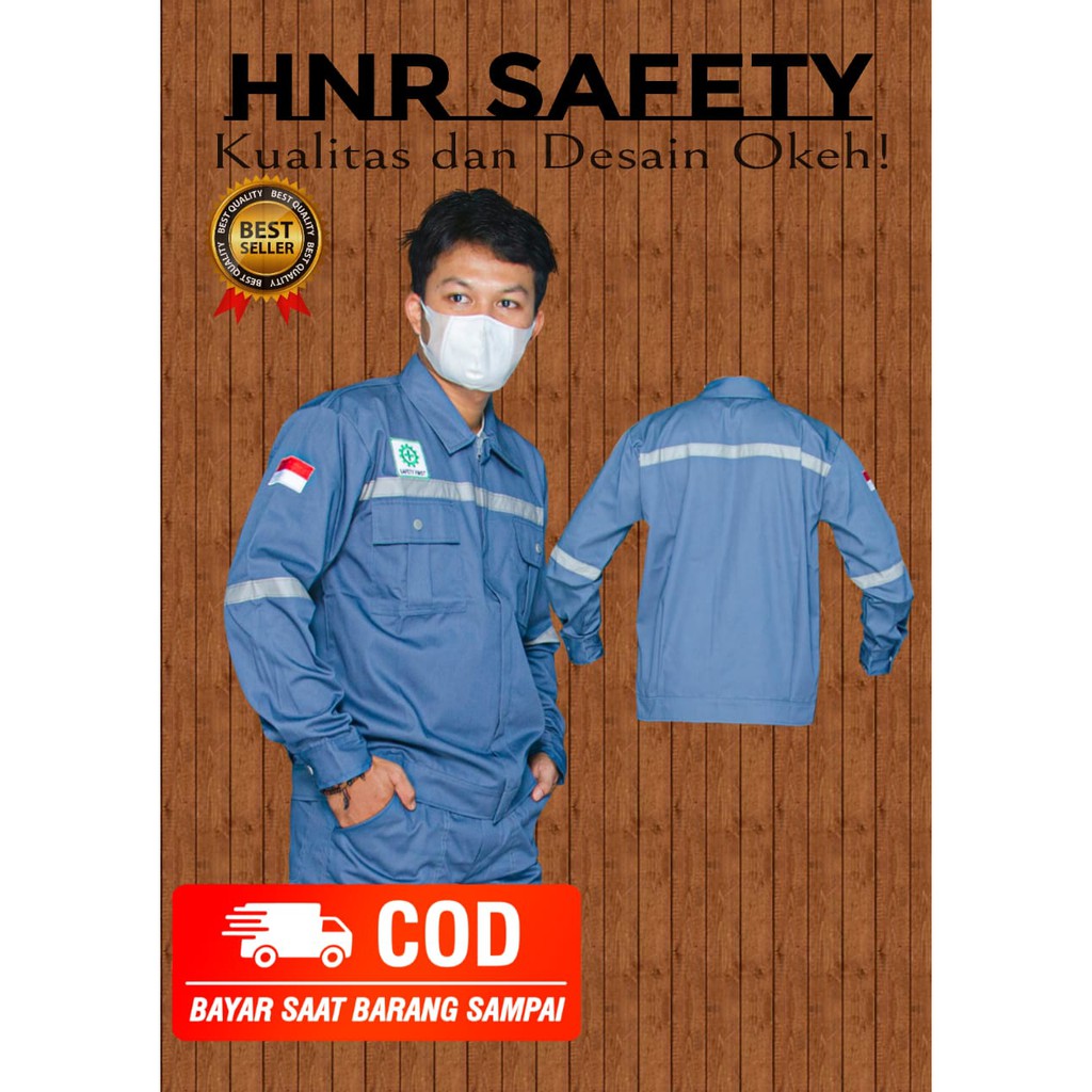 Baju Wearpack Safety K3 APD proyek/seragam lapangan