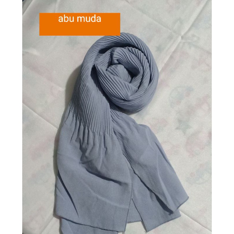 ( pp180)Pashmina Plisket Shawl/Pashmina Plisket Pashmina Diamond crep/Pashmina pleated shawl by izza-Abu muda