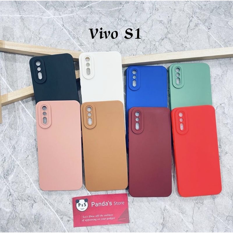 Softcase Pro Camera Vivo S1 / S1 Pro Candy Case Full Color 3D Silikon TPU