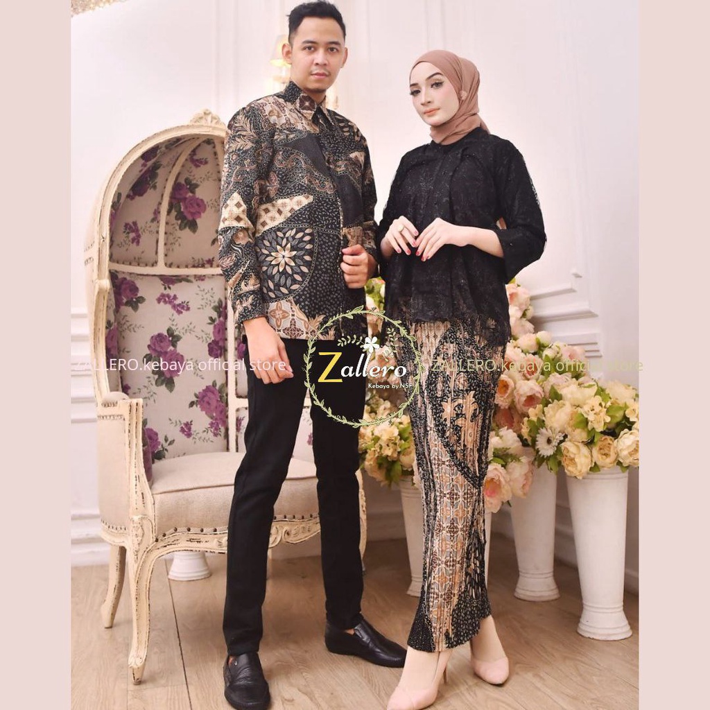 ZL>SETELAN BAJU COUPLE KEBAYA - BATIK COUPLE - KEBAYA COUPLE - SET KEBAYA - KEBAYA MODERN - BAJU BAT