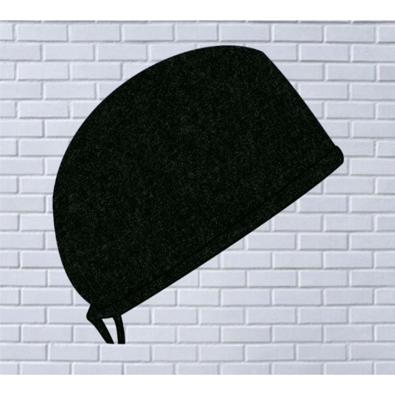 Topi dokter/Scrub hat/Surgical cap/Headcap softjeans