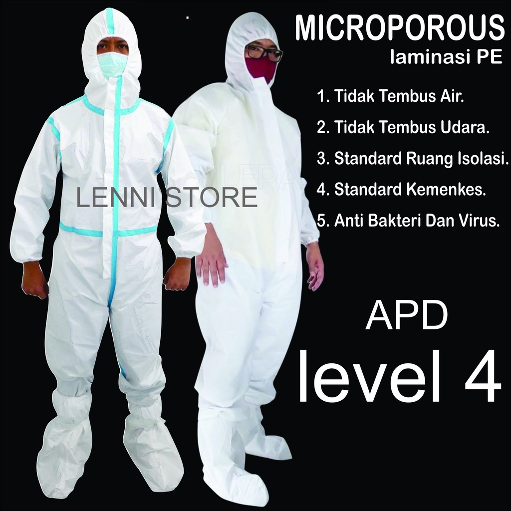 Hazmat - Bahan Microporous Laminasi PE - Apd - Perlengkapan Medis - Hazmat Apd
