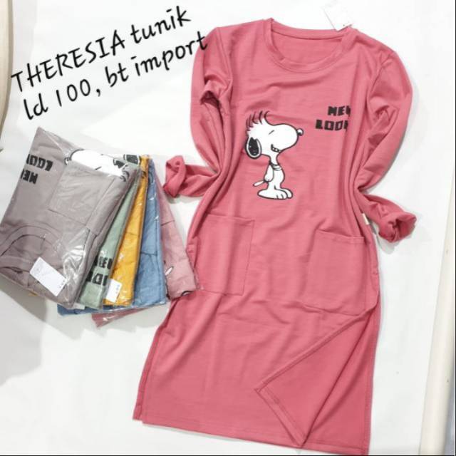 Theresia Tunik New Look Tunik Kaos Murah
