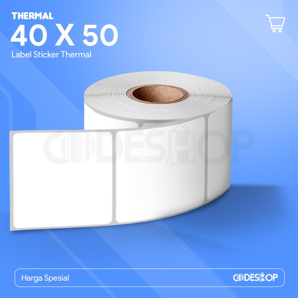 

Codeshop Label Thermal 40x50 mm 1 Line isi 2000 Pcs Stiker