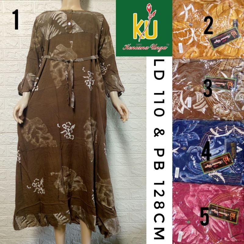 Longdress Maura KENCANA UNGU Label Hitam