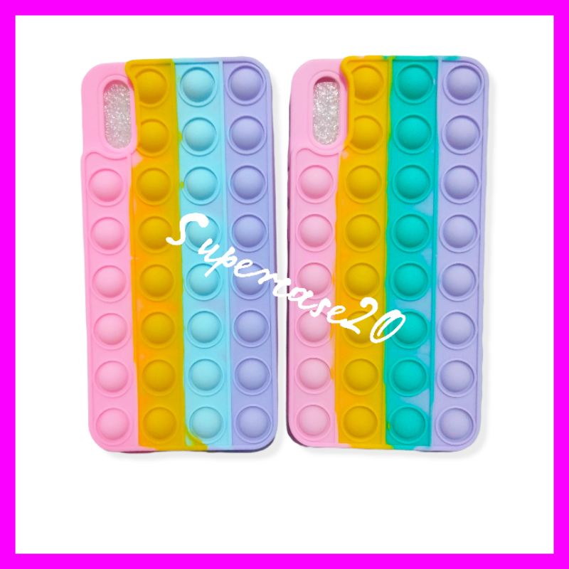 Vivo Y91C Case Pop It Ori Softcase Warna Warni Pilihan Kekinian Lucu Imut Cantik Modern Terbaru