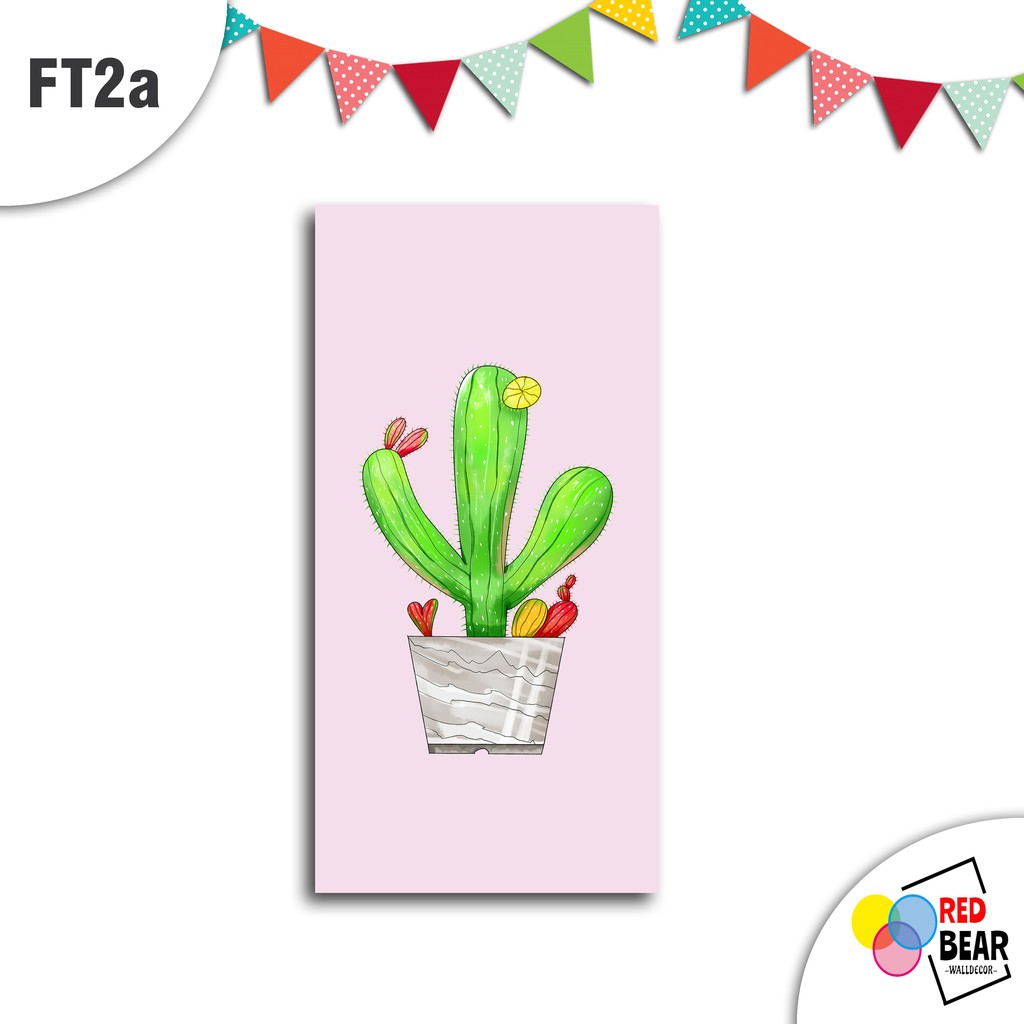 Walldecor Cactus / Pajangan Dinding / Pajangan / Hiasan Dinding - FT2