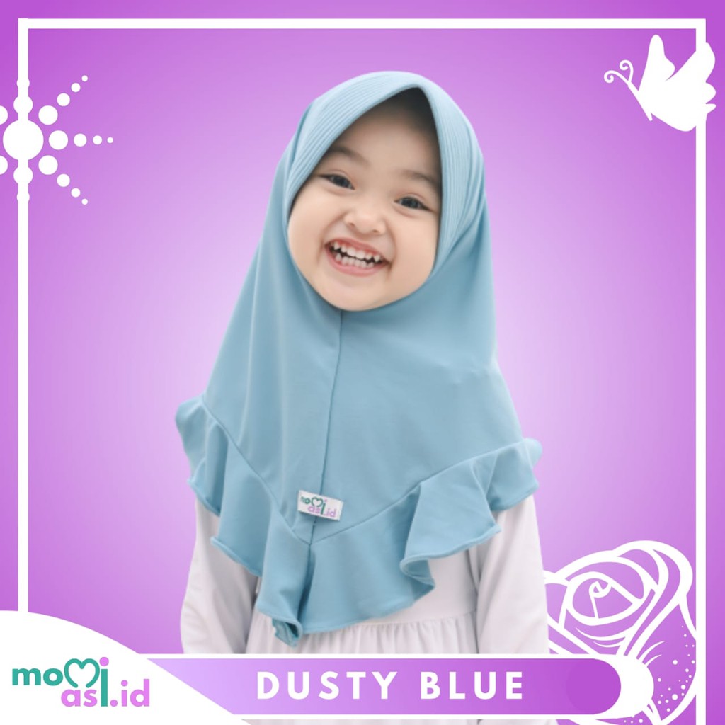 Kerudung Anak Jilbab Hijab Anak Bayi Perempuan Premium Yuki Daily-2