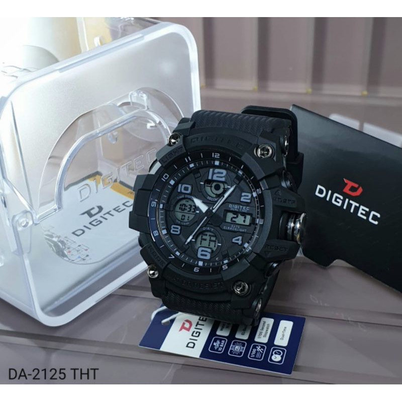 Jam Tangan Pria Digitec Original DA2125 Tahan Air Garansi 1 Tahun Gratis Ongkir COD