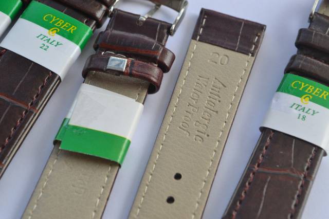 Strap tali jam tangan kulit coklat