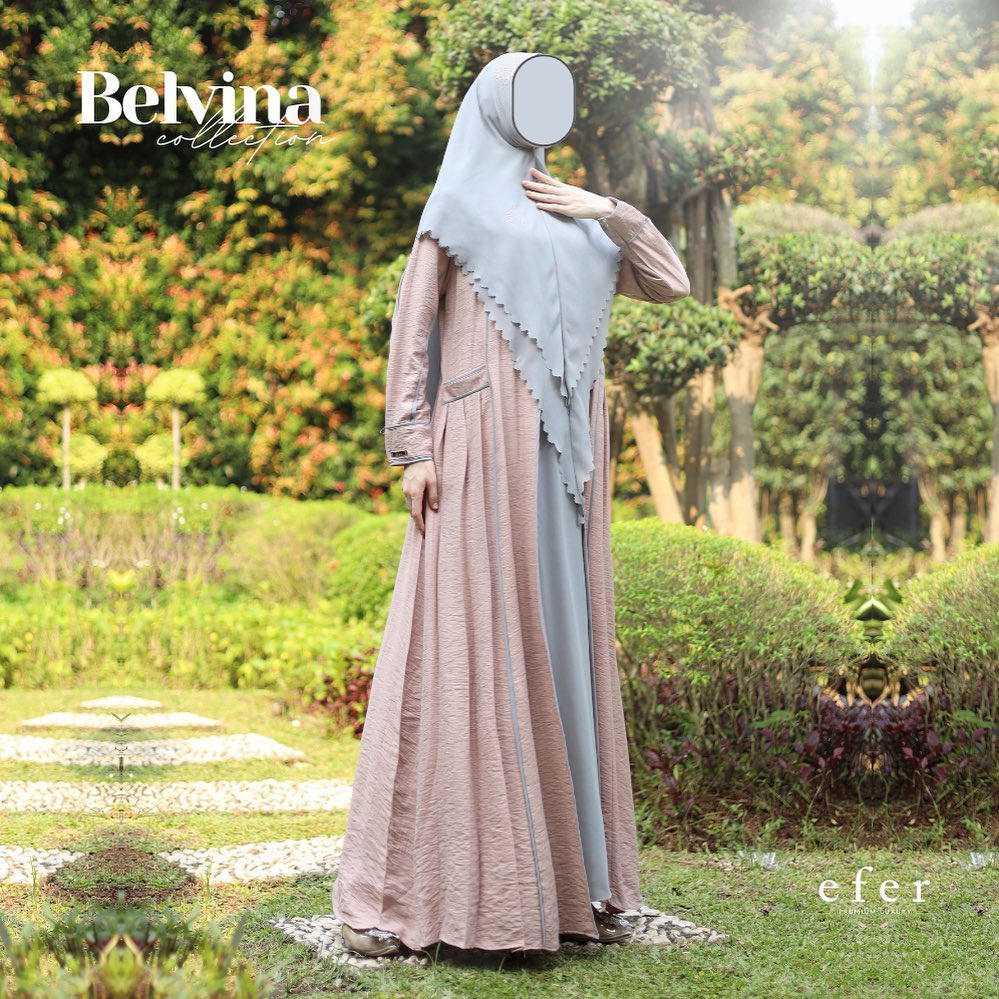 Belvina Gamis Dress Set by Efer Premium Syari