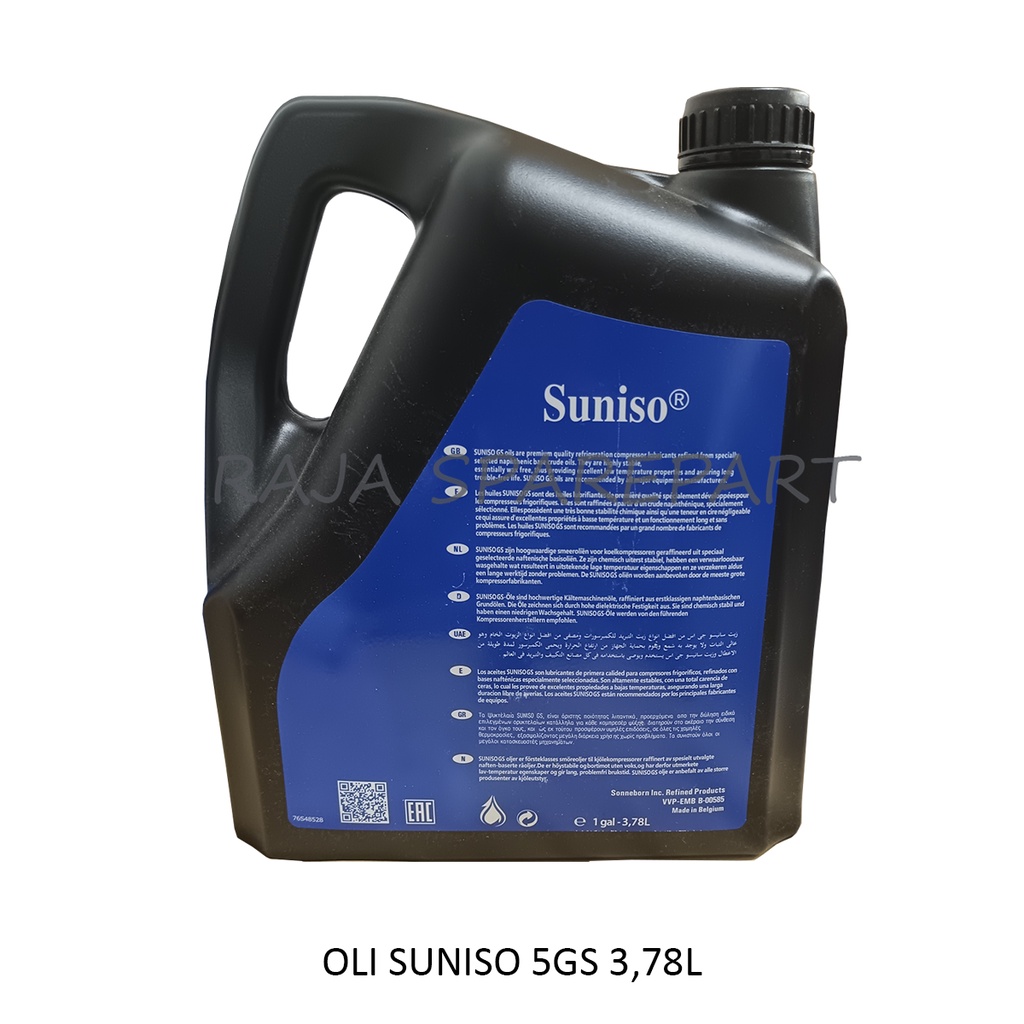 SUNISO 5 GS REFRIGERATION OIL AC 3.78 LITER