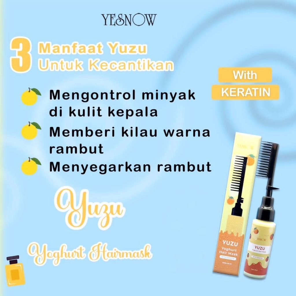 Yesnow Yogurt Hair Mask | Masker Rambut Sisir - 95 ml