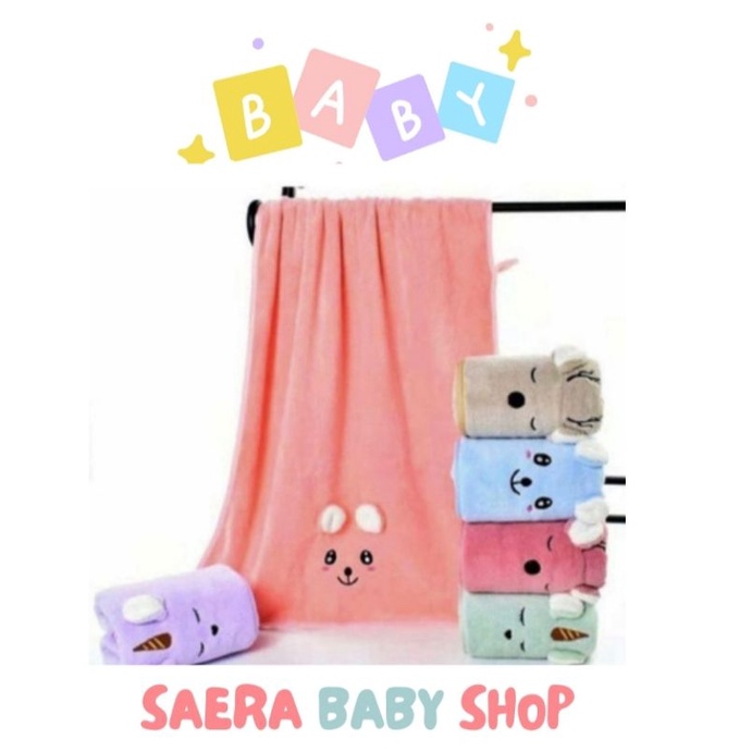 Handuk Bayi Lembut Microfiber / Handuk Anak Premium Berkarakter/Handuk murah bayi/handuk bayi lembut