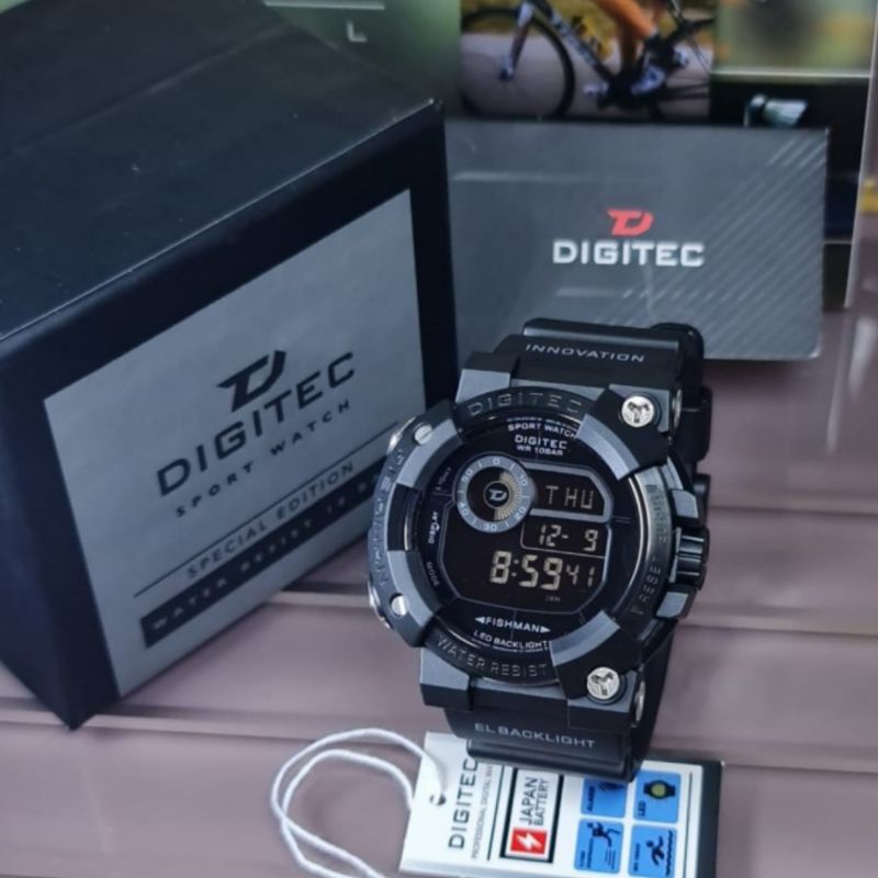 Jam Tangan Pria Digital Digitec 5150 Rubber Original