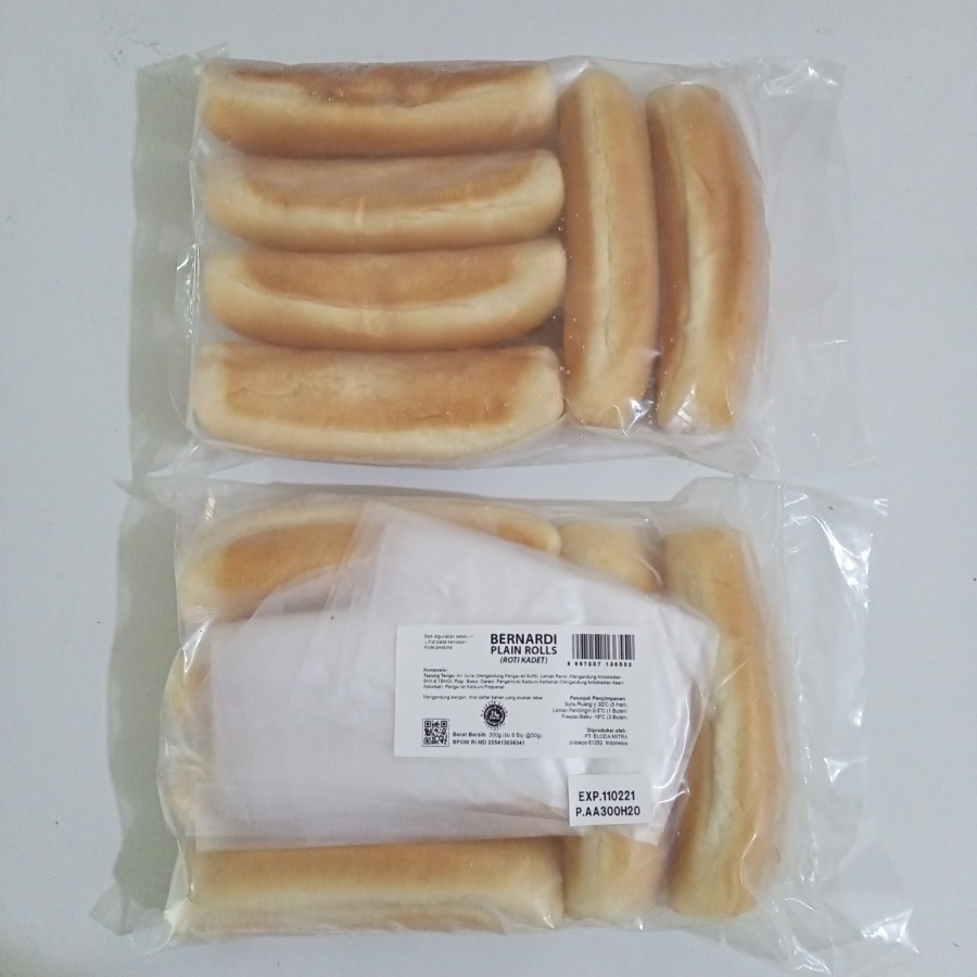 

Bernardi Roti Hotdog Plain Rolls Horeca 6pcs