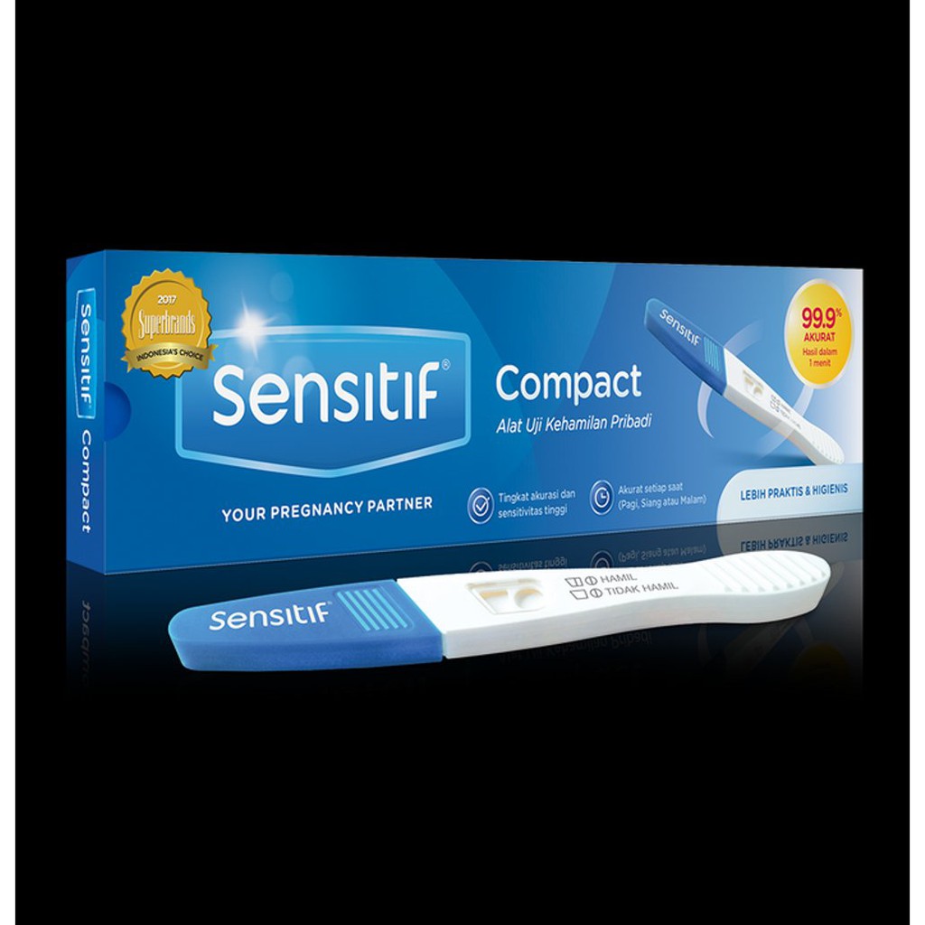 Jual Sensitif Compact / Alat Uji Kehamilan / Test Pack Indonesia|Shopee ...