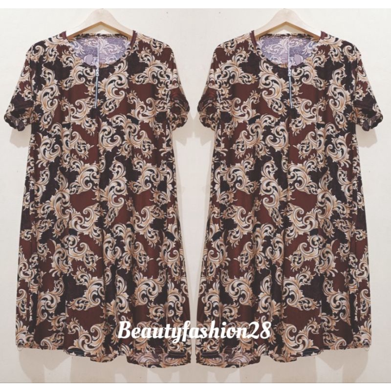 DASTER SUPER JUMBO BATIK JERSEY KOREA 02 DRESS MAYUNG URAH