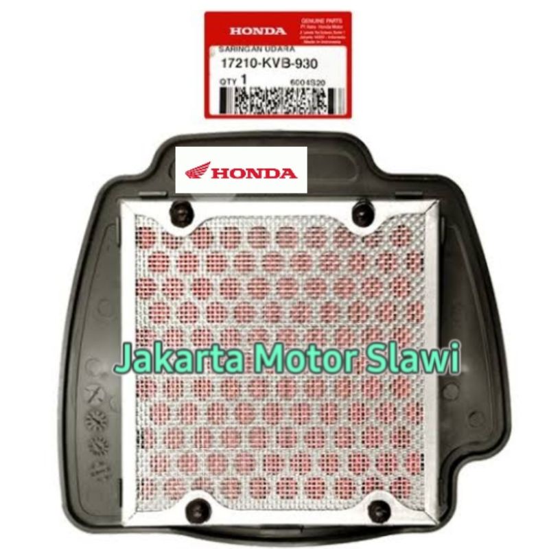 17210-KVB-930 Filter udara atau saringan udara vario 110 lama karbu vario 110 techno karbu asli honda