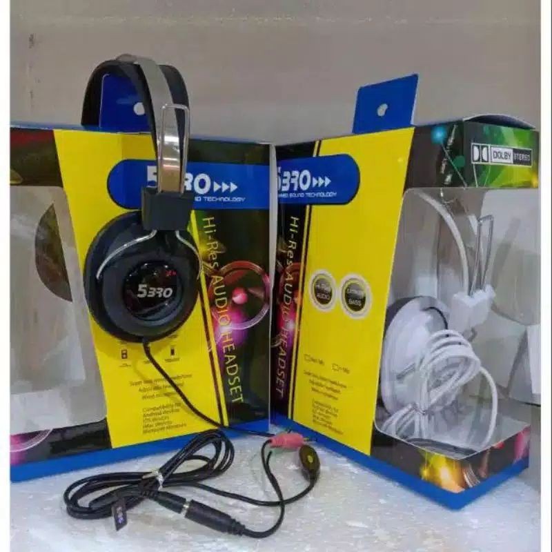 HEADSET EARPHONE HK 53RO HEADPHONE BANDO HK 53PRO MIC KABEL