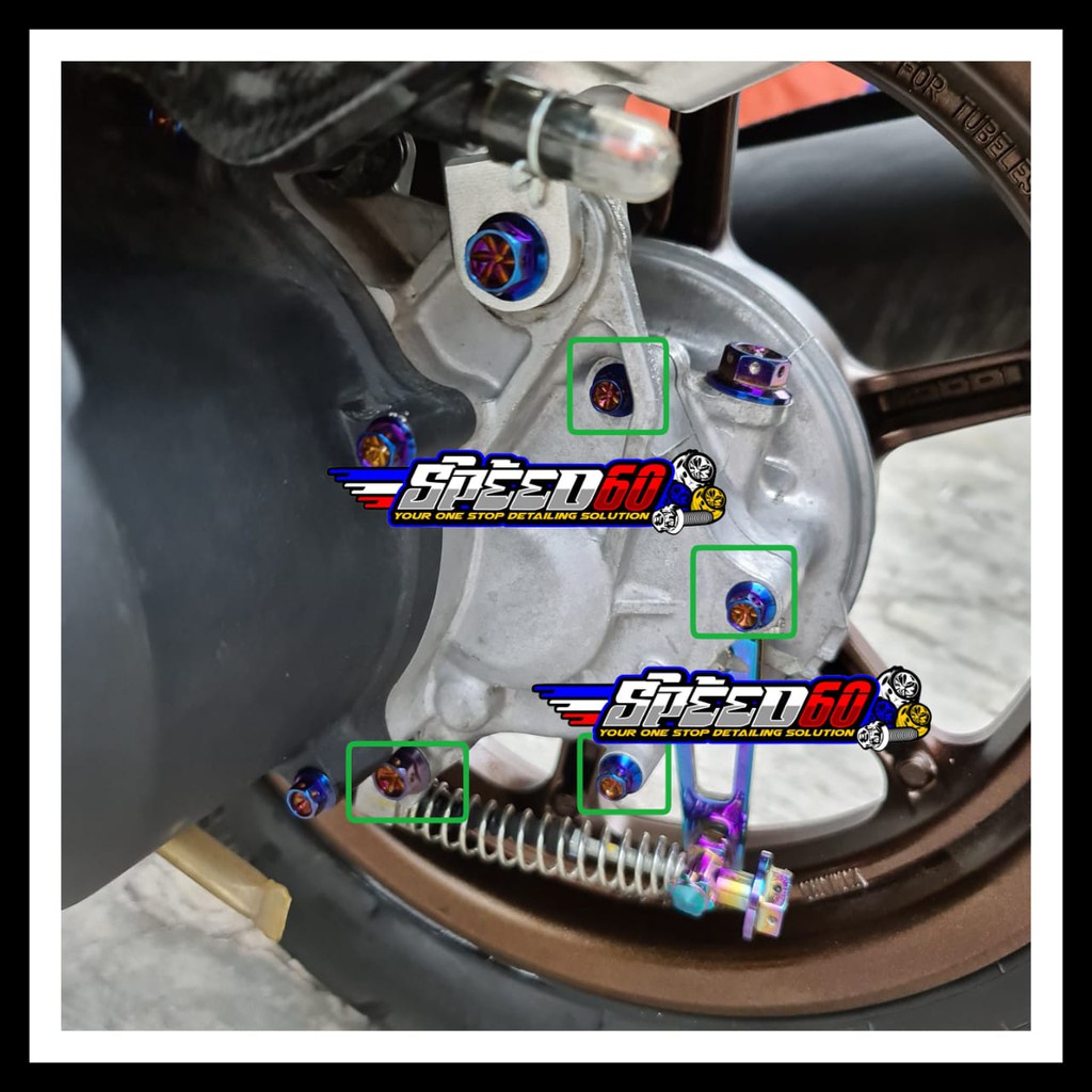 Baut Krengkes Yamaha Freego Baut Probolt Thailand Stainless Steel King Nut