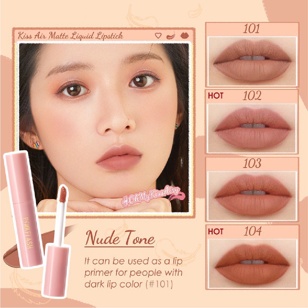 DOMMO - D8100  PINKFLASH M01 Lip &amp; Cheek Duo Matte Tint Waterproof | PINKFLASH  Lip &amp; Cheek