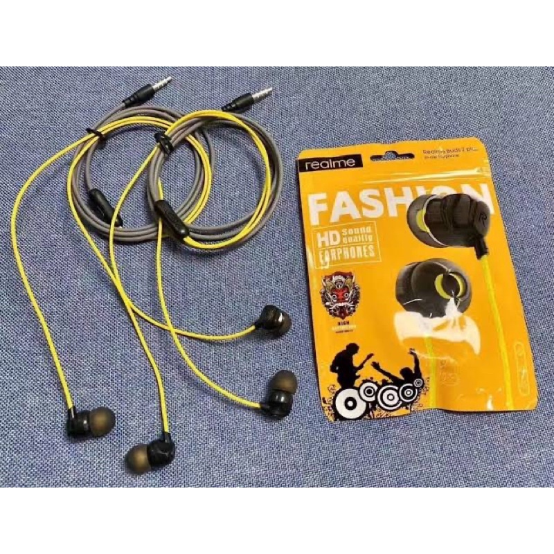 HEADSET/ EARPHONE REALME EARBUDS HD SOUND BASS STEREO 2 Pro/3 Pro/5 Pro/C2/C112/C15/C17/C20/C30/C31/C35