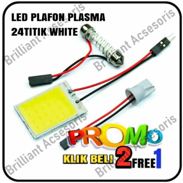 Lampu Led Plafon Mobil - Plasma Type - 16 / 24 / 48 Titik - Harga Per pcs