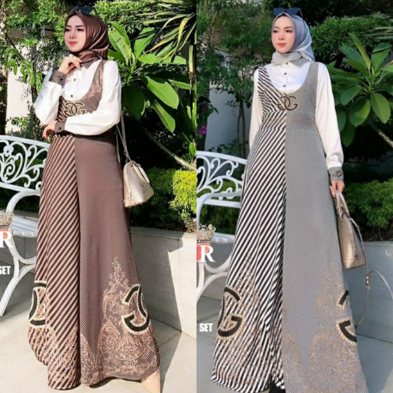 ☆☆NEW READY ☆☆ KARA JUMPSUIT KULOT SET SHR ORI 10000000 %