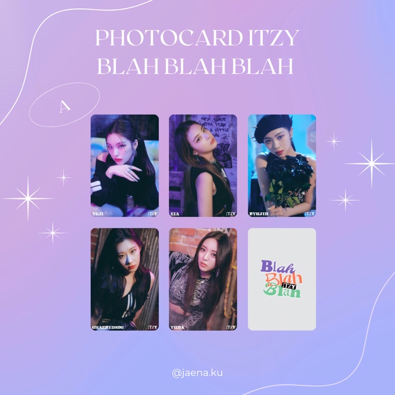 [ITZY] PHOTOCARD BLAH BLAH BLAH ITZY ‼️BACA DESKRIPSI‼️