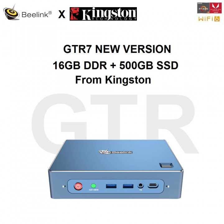 BEELINK GTR7 KINGSTON VERSION - AMD Ryzen 7 3750H Mini PC 16GB 500GB OLB6030