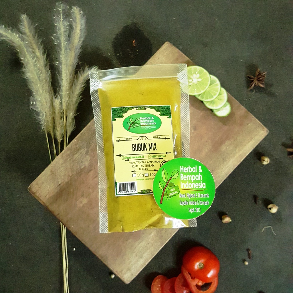 

Kunyit dan Daun Sirsak Bubuk Mix - 100 GR / REMPAH / JSR / 100% MURNI