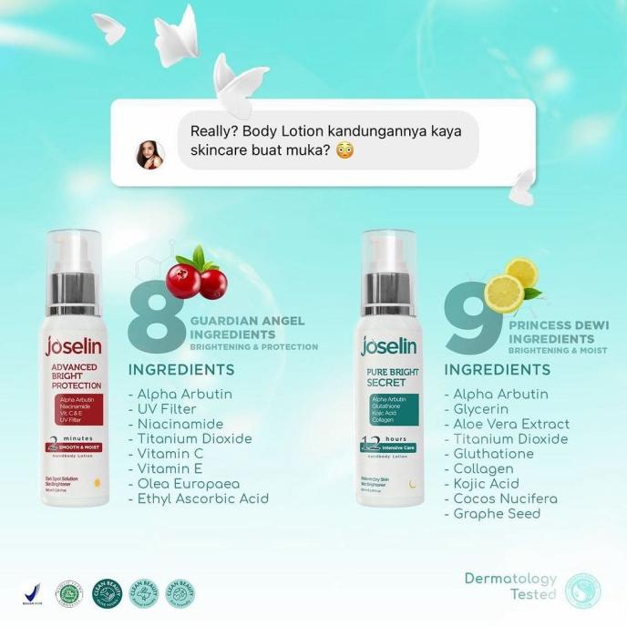 [ORIGINAL 100%] JOSELIN BODY LOTION DAY AND NIGHT (BUNDLE)