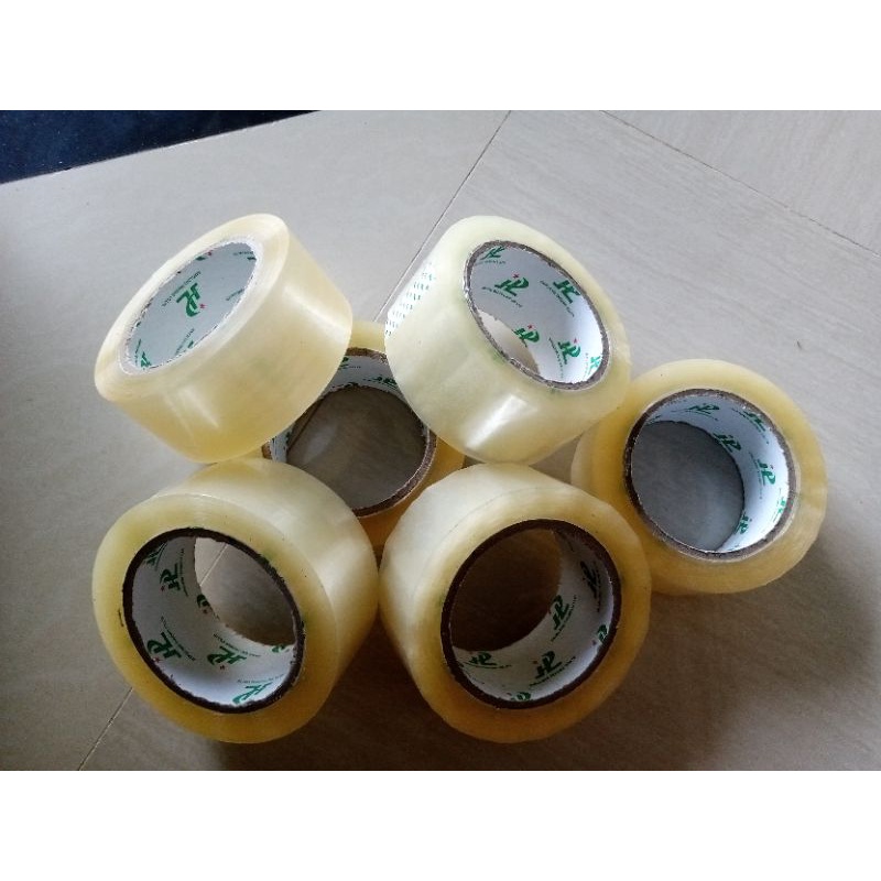 

Isolasi Solasi lakban bening panjang 100 yard x 48 mm