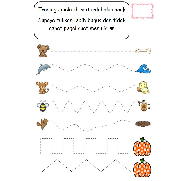 Printable Worksheet Worksheet Lembar Kerja Anak Tk