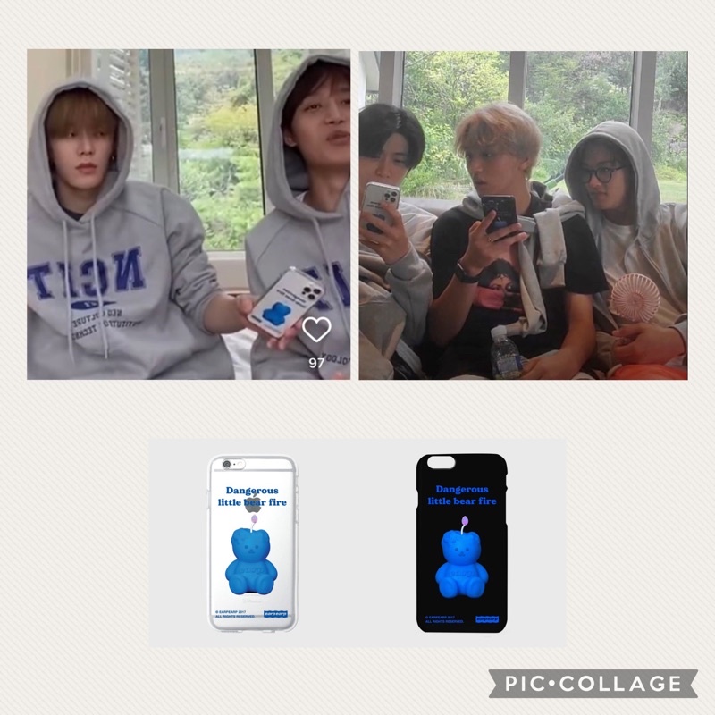 NCT 127 Yuta Jaehyun Haechan candle bear custom phone case